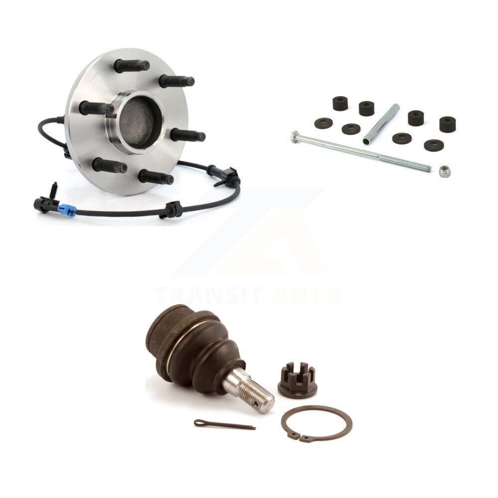 Transit Auto K7T-102032 Wheel Bearing and Hub Assembly for 2000-2014 Chevrolet Silverado 1500 Classic, GMC Sierra 1500 Classic, Chevrolet Silverado 1500 & more - Front product image