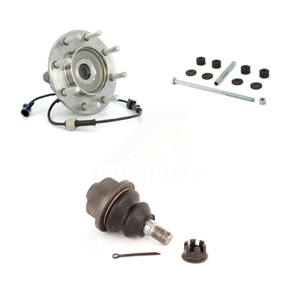 Transit Auto K7T-102035 Wheel Bearing and Hub Assembly for 2001-2007 Chevrolet Silverado 3500 Classic, GMC Sierra 3500 Classic, Chevrolet Silverado 3500 & more - Front product image
