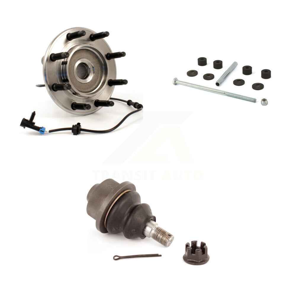 Transit Auto K7T-102037 Wheel Bearing and Hub Assembly for 2007-2010 Hummer H2, Chevrolet Silverado 2500 HD, Chevrolet Silverado 3500 HD & more - Front product image