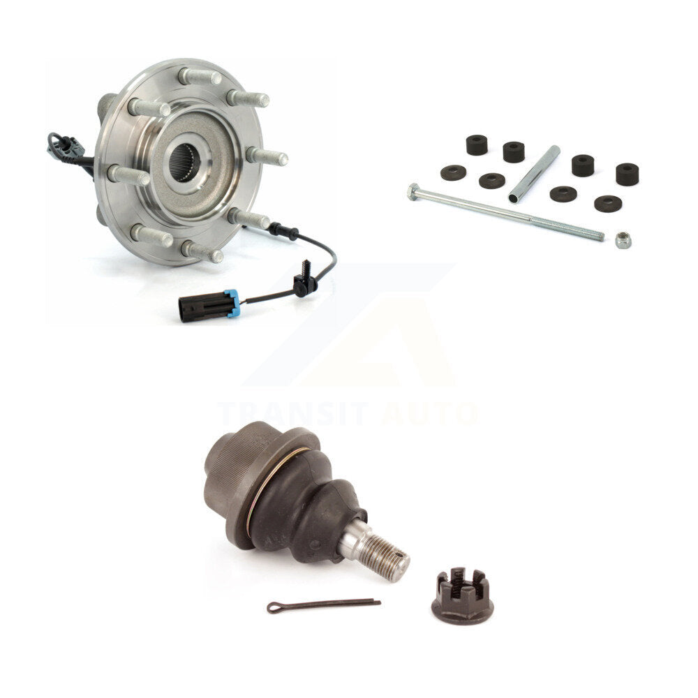 Transit Auto K7T-102039 Wheel Bearing and Hub Assembly for 2007-2010 Chevrolet Silverado 3500 HD, GMC Sierra 3500 HD - Front product image