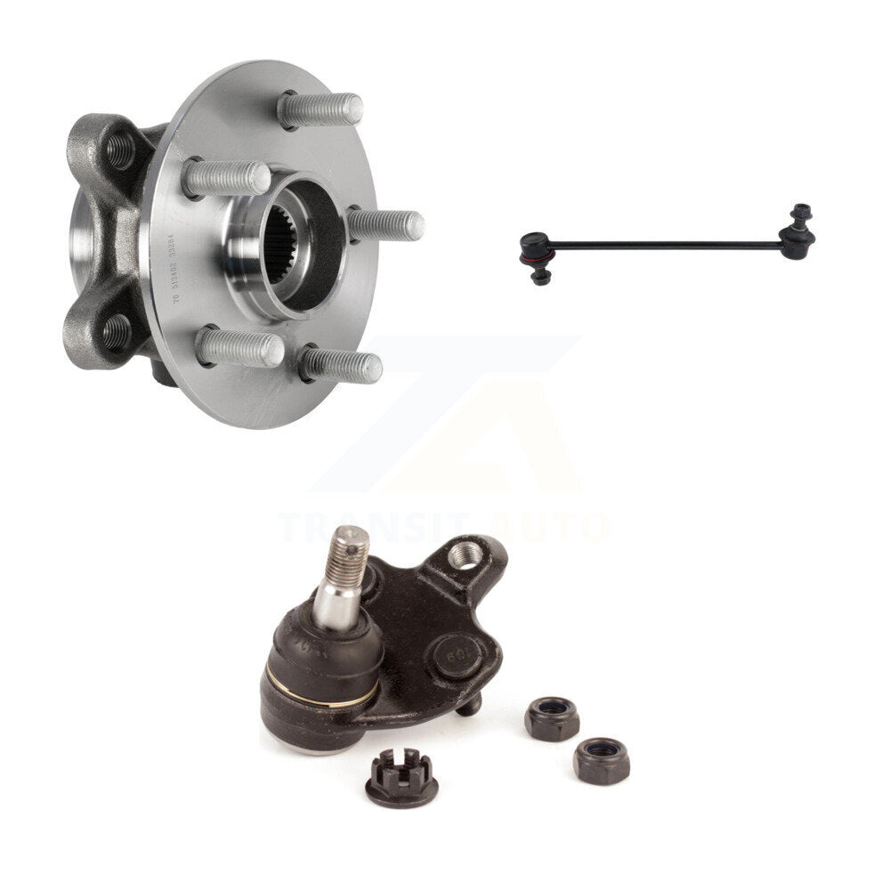 Transit Auto K7T-102050 Wheel Bearing and Hub Assembly for 2019 Toyota Corolla - Front product image
