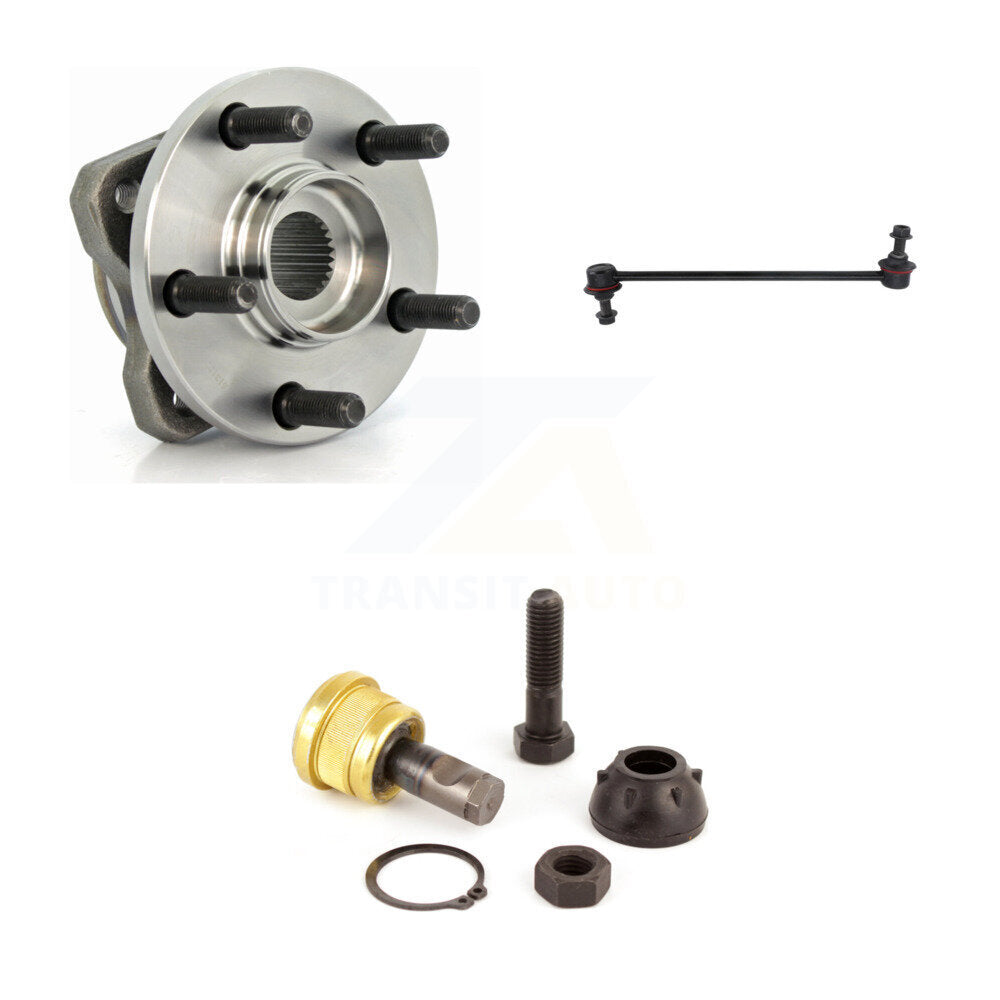 Transit Auto K7T-102053 Wheel Bearing and Hub Assembly for 1996-2000 Chrysler Grand Voyager, Chrysler Voyager, Chrysler Town & Country & more - Front product image
