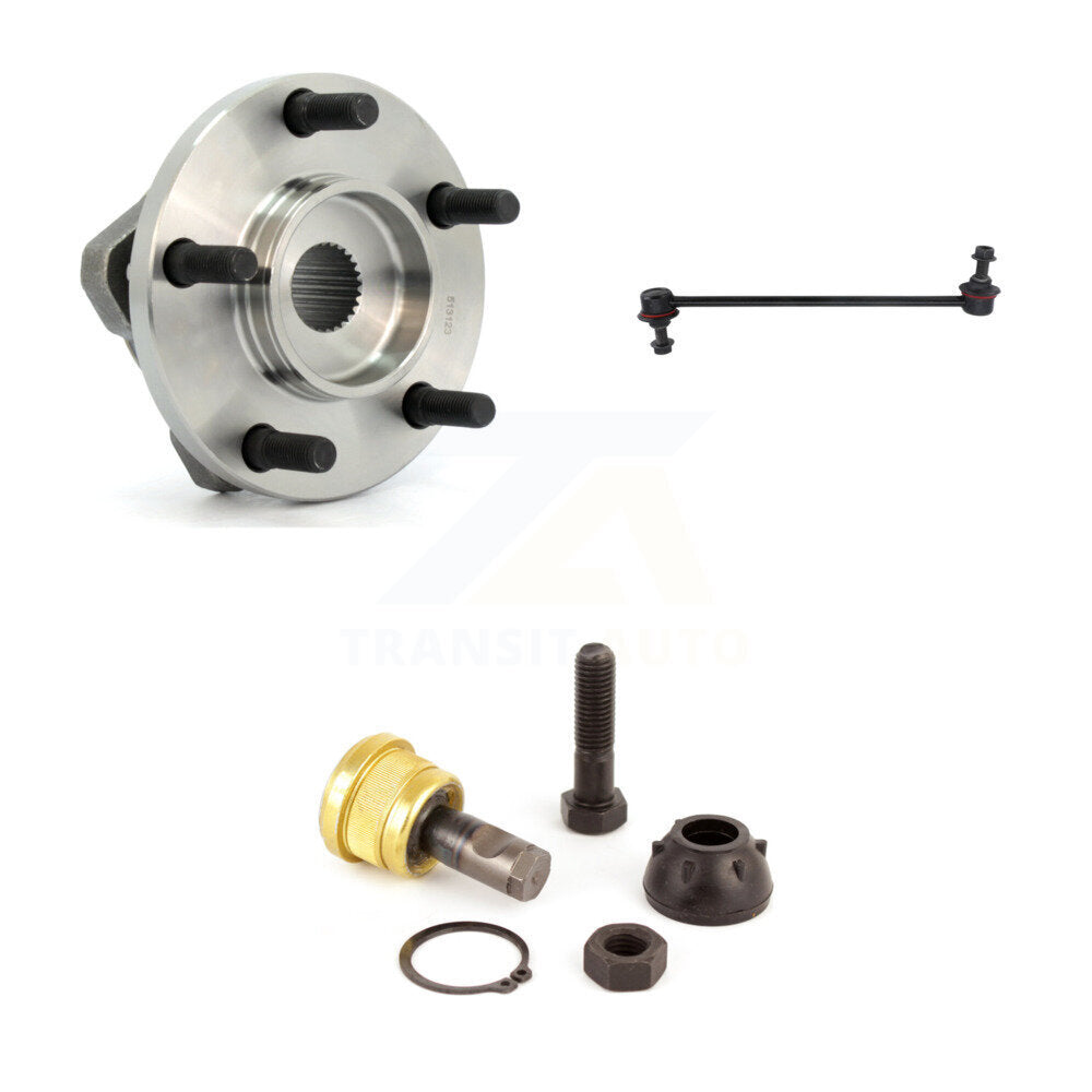 Transit Auto K7T-102054 Wheel Bearing and Hub Assembly for 1996-2000 Chrysler Grand Voyager, Chrysler Voyager, Chrysler Town & Country & more - Front product image
