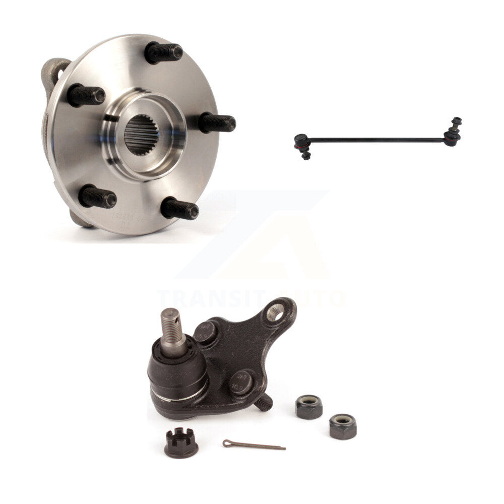 Transit Auto K7T-102073 Wheel Bearing and Hub Assembly for 2006-2018 Toyota Corolla iM, Scion iM, Toyota Prius V & more - Front product image