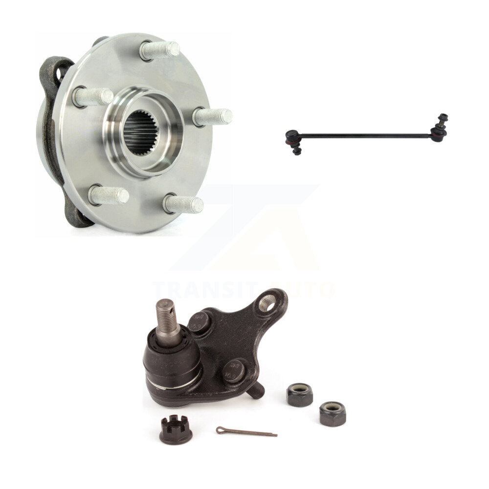 Transit Auto K7T-102074 Wheel Bearing and Hub Assembly for 2006-2020 Toyota Mirai, Toyota RAV4, Scion tC - Front product image