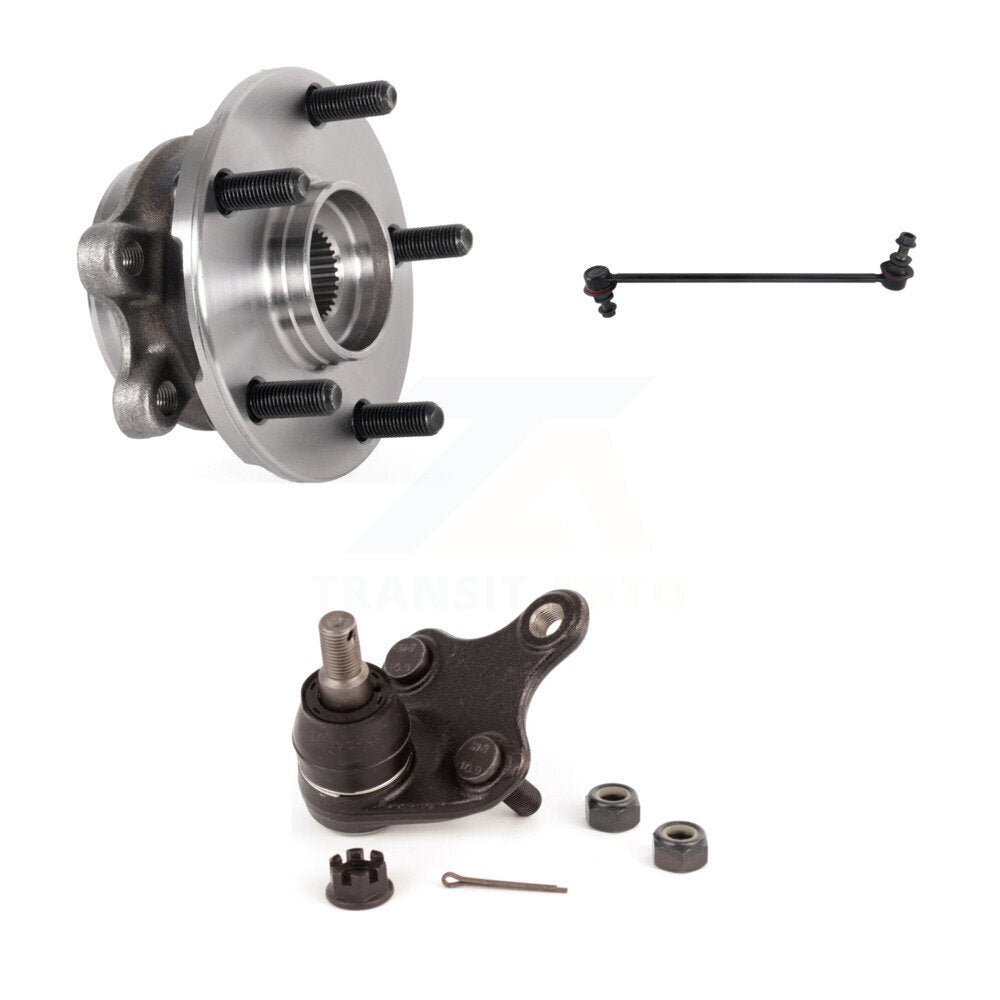 Transit Auto K7T-102076 Wheel Bearing and Hub Assembly for 2015-2021 Lexus NX300h, Lexus NX300, Lexus NX200t - Front product image