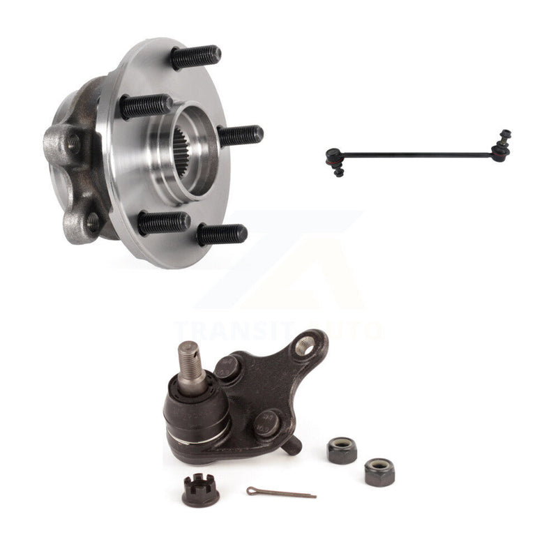 Transit Auto K7T-102076 Wheel Bearing and Hub Assembly for 2015-2021 Lexus NX300h, Lexus NX300, Lexus NX200t - Front product image