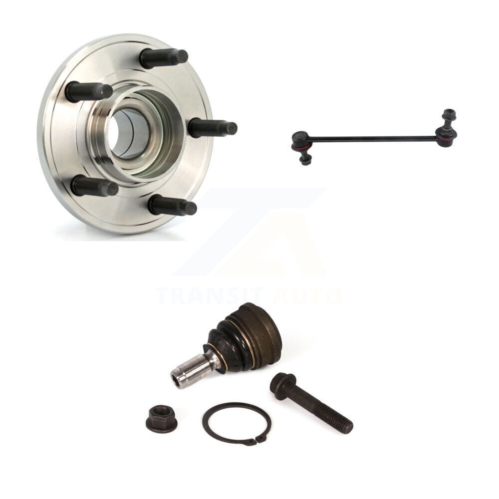 Transit Auto K7T-102077 Wheel Bearing and Hub Assembly for 2010-2014 Ford Mustang - Front product image