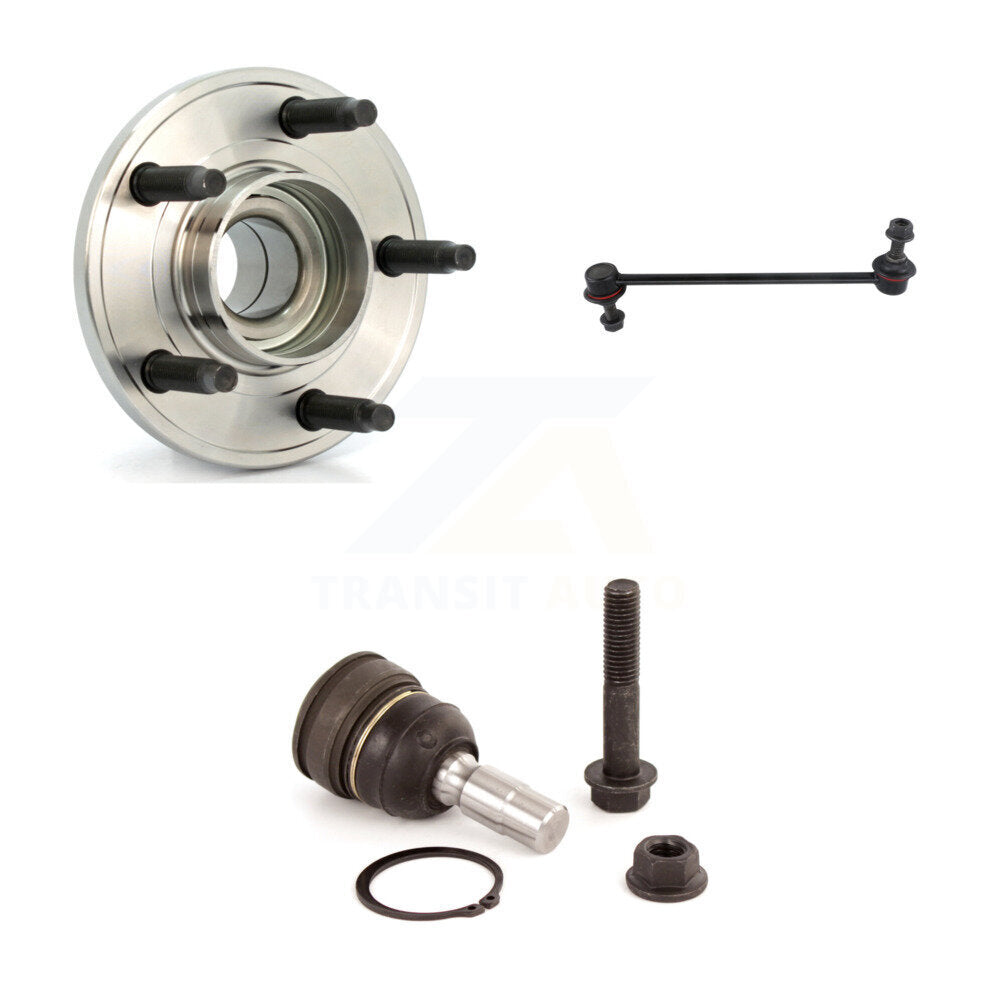 Transit Auto K7T-102078 Wheel Bearing and Hub Assembly for 2005-2010 Ford Mustang - Front product image