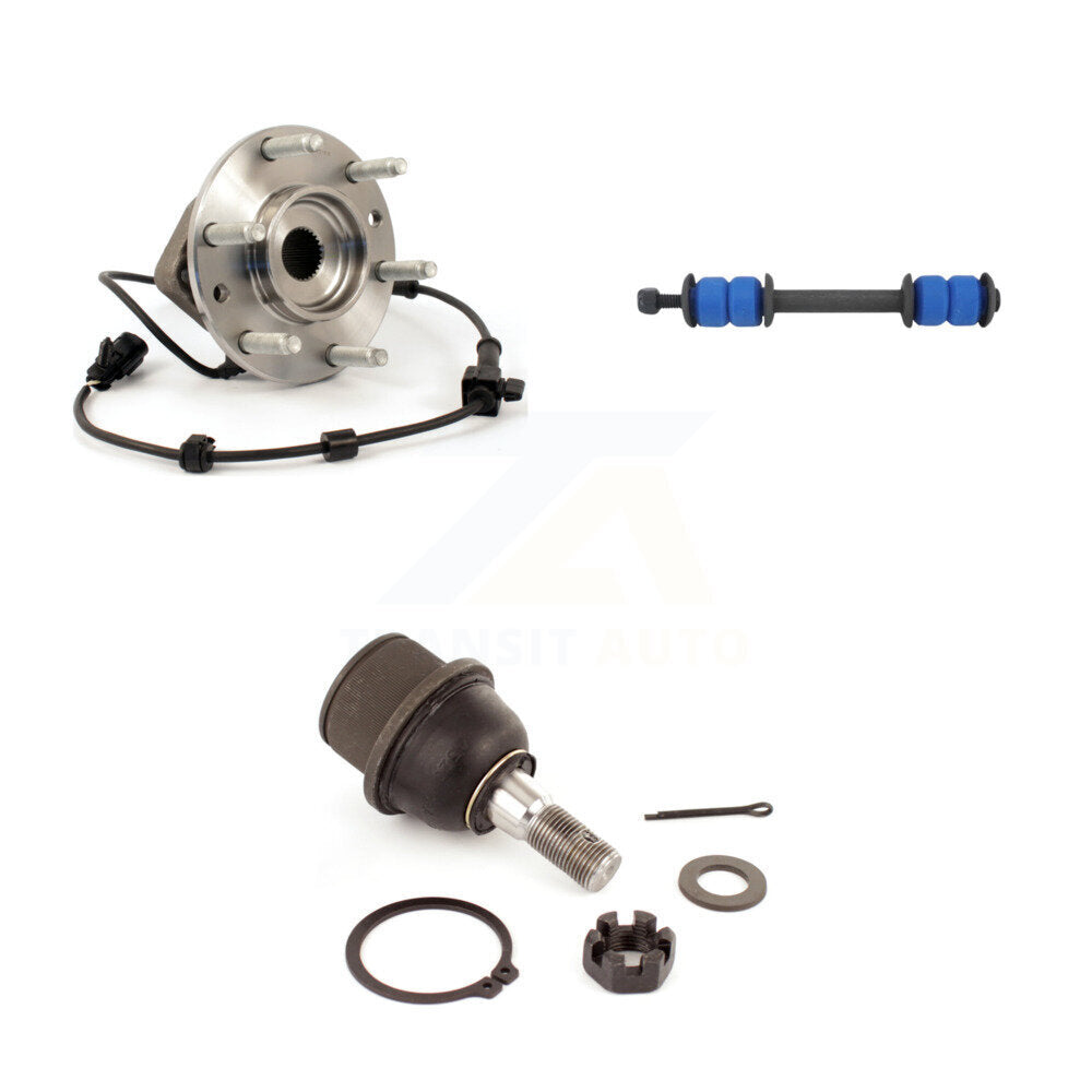 Transit Auto K7T-102082 Wheel Bearing and Hub Assembly for 2008-2009 Chevrolet Trailblazer, GMC Envoy, Saab 9-7x - Front product image
