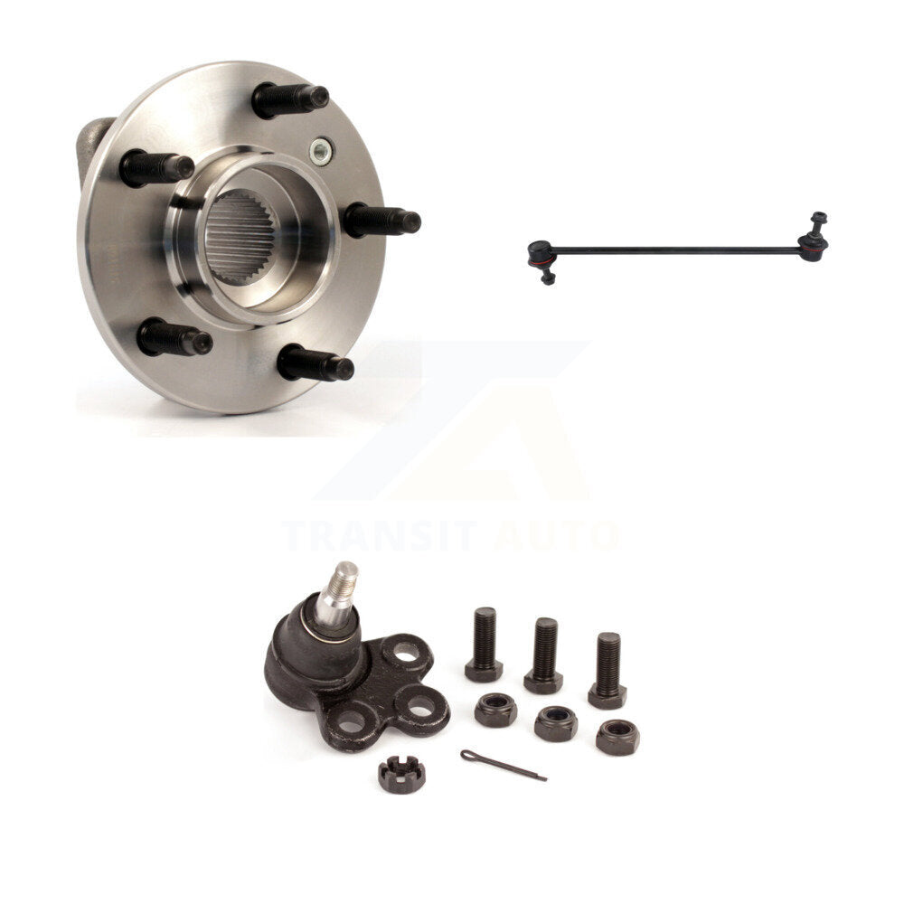 Transit Auto K7T-102099 Wheel Bearing and Hub Assembly for 2005-2008 Pontiac Grand Prix, Pontiac Montana - Front product image