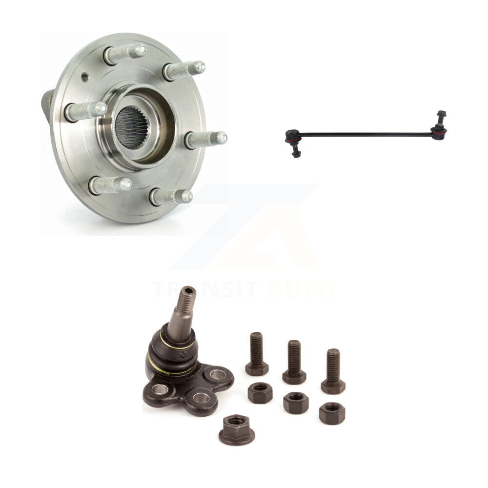 Transit Auto K7T-102124 Wheel Bearing and Hub Assembly for 2007-2017 GMC Acadia Limited, Chevrolet Traverse, Buick Enclave & more - Front product image
