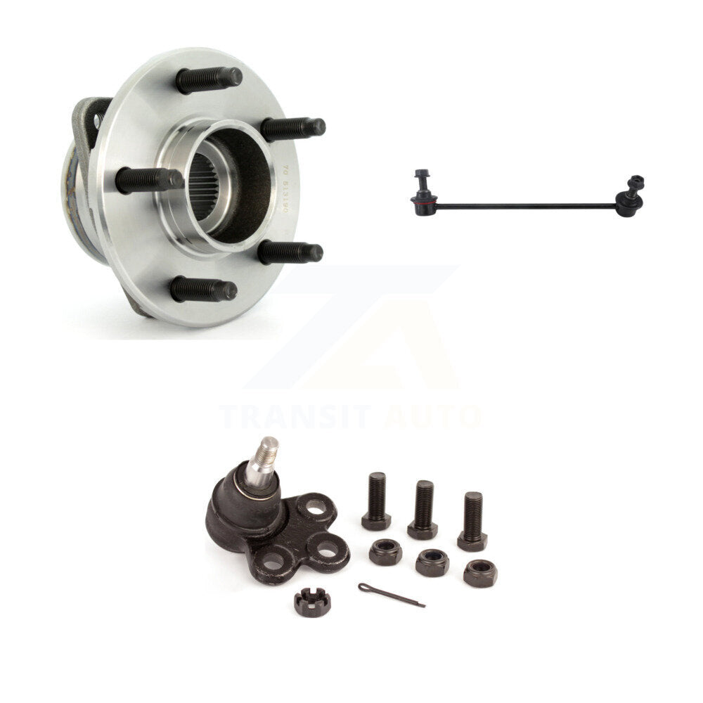 Transit Auto K7T-103832 Wheel Bearing and Hub Assembly for 2002-2007 Pontiac Torrent, Chevrolet Equinox, Saturn Vue - Front Left product image