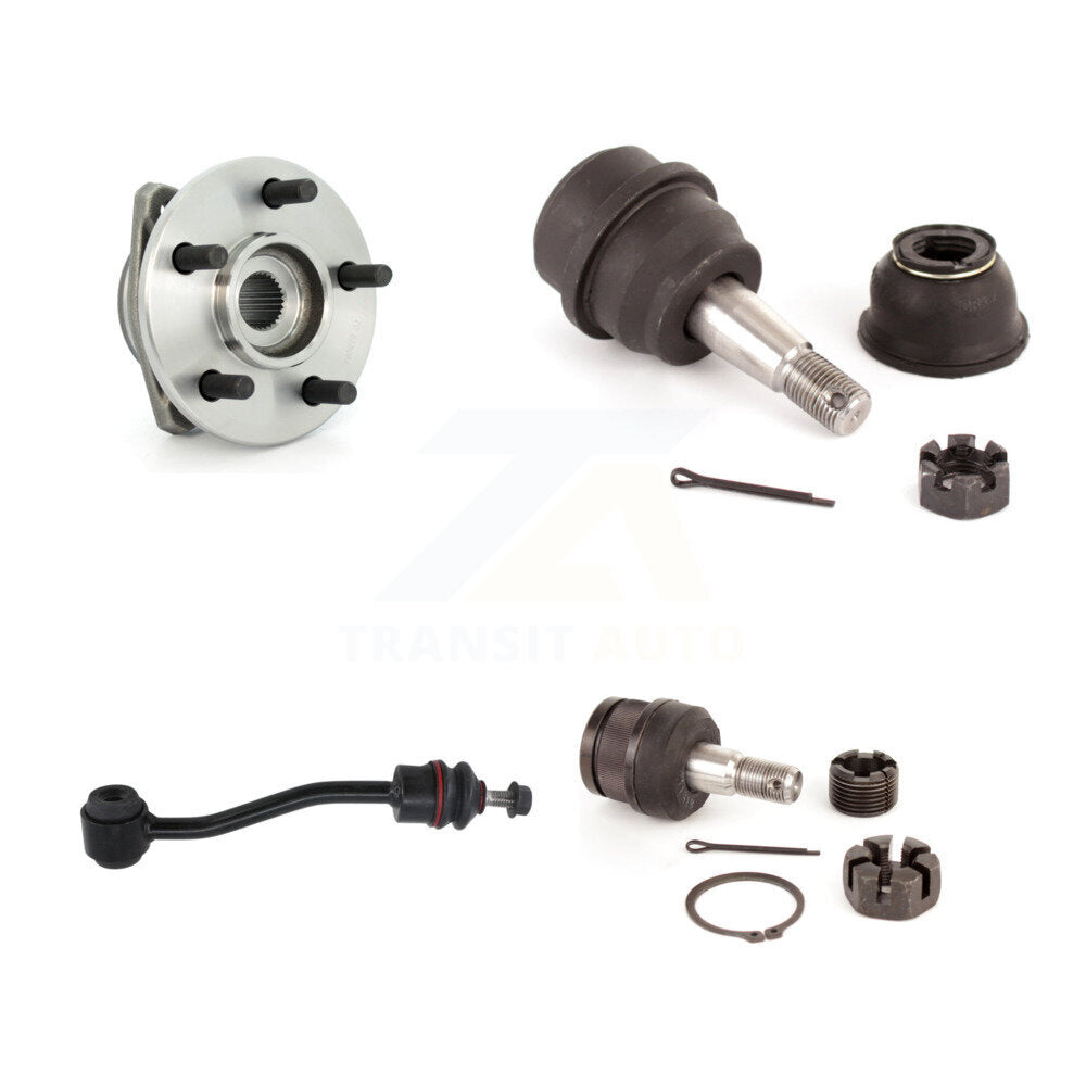 Transit Auto K7T-104808 Wheel Bearing and Hub Assembly for 1997-1999 Jeep Wrangler, Jeep TJ - Front product image