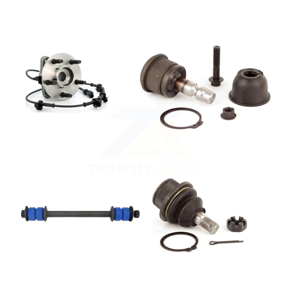 Transit Auto K7T-104810 Wheel Bearing and Hub Assembly for 2000-2002 Ford Ranger, Mazda B3000, Mazda B4000 - Front product image