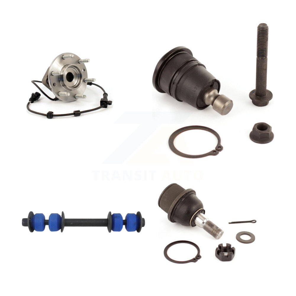 Transit Auto K7T-104821 Wheel Bearing and Hub Assembly for 2008-2009 Chevrolet Trailblazer, GMC Envoy, Saab 9-7x - Front product image