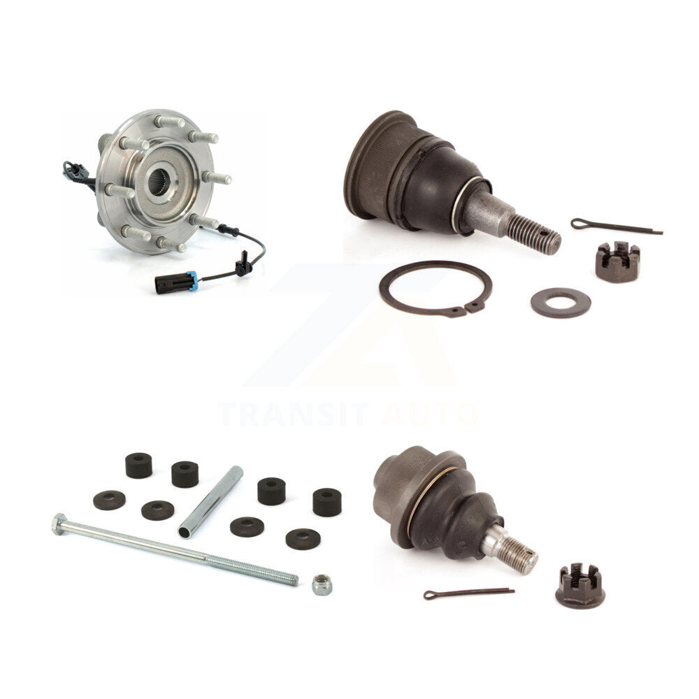 Transit Auto K7T-104834 Wheel Bearing and Hub Assembly for 2007-2010 Chevrolet Silverado 3500 HD, GMC Sierra 3500 HD - Front product image