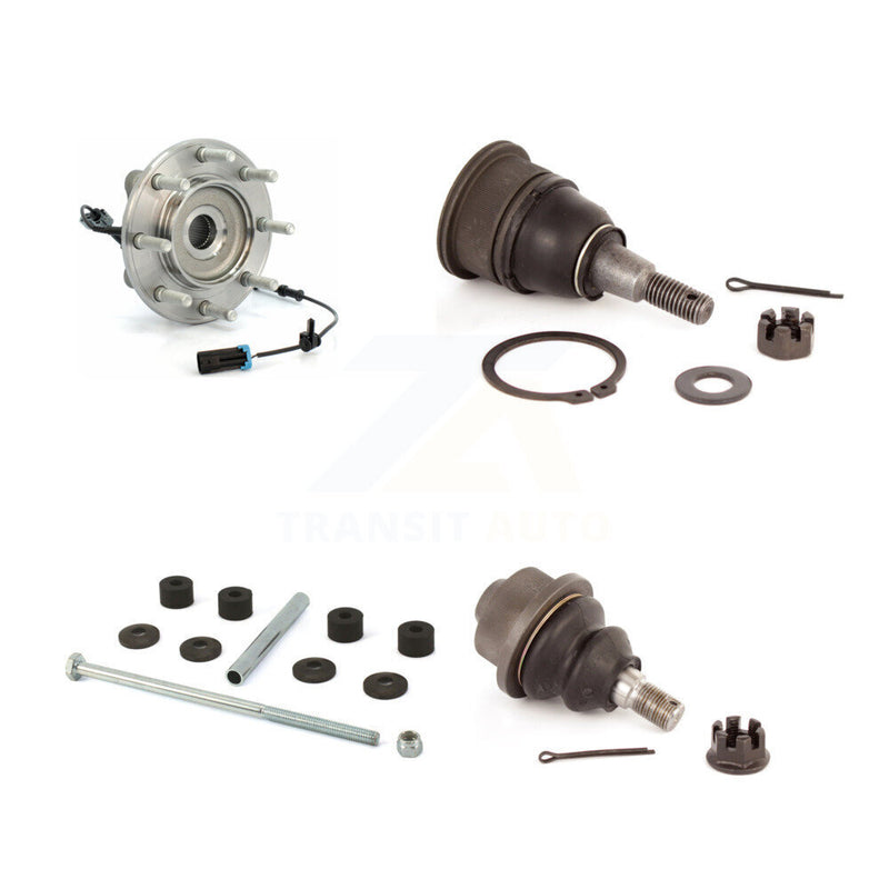 Transit Auto K7T-104834 Wheel Bearing and Hub Assembly for 2007-2010 Chevrolet Silverado 3500 HD, GMC Sierra 3500 HD - Front product image