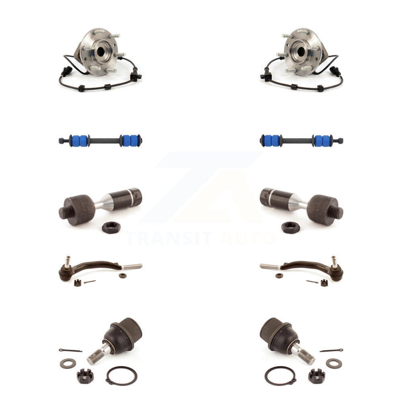 Transit Auto K7T-108682 Wheel Bearing and Hub Assembly for 2008-2009 Chevrolet Trailblazer, GMC Envoy, Saab 9-7x - Front product image