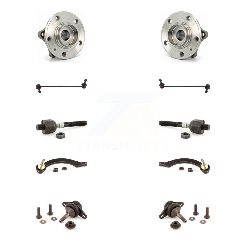 Transit Auto K7T-108696 Wheel Bearing and Hub Assembly for 2000-2007 Volvo S60, Volvo V70, Volvo S80 - Front product image