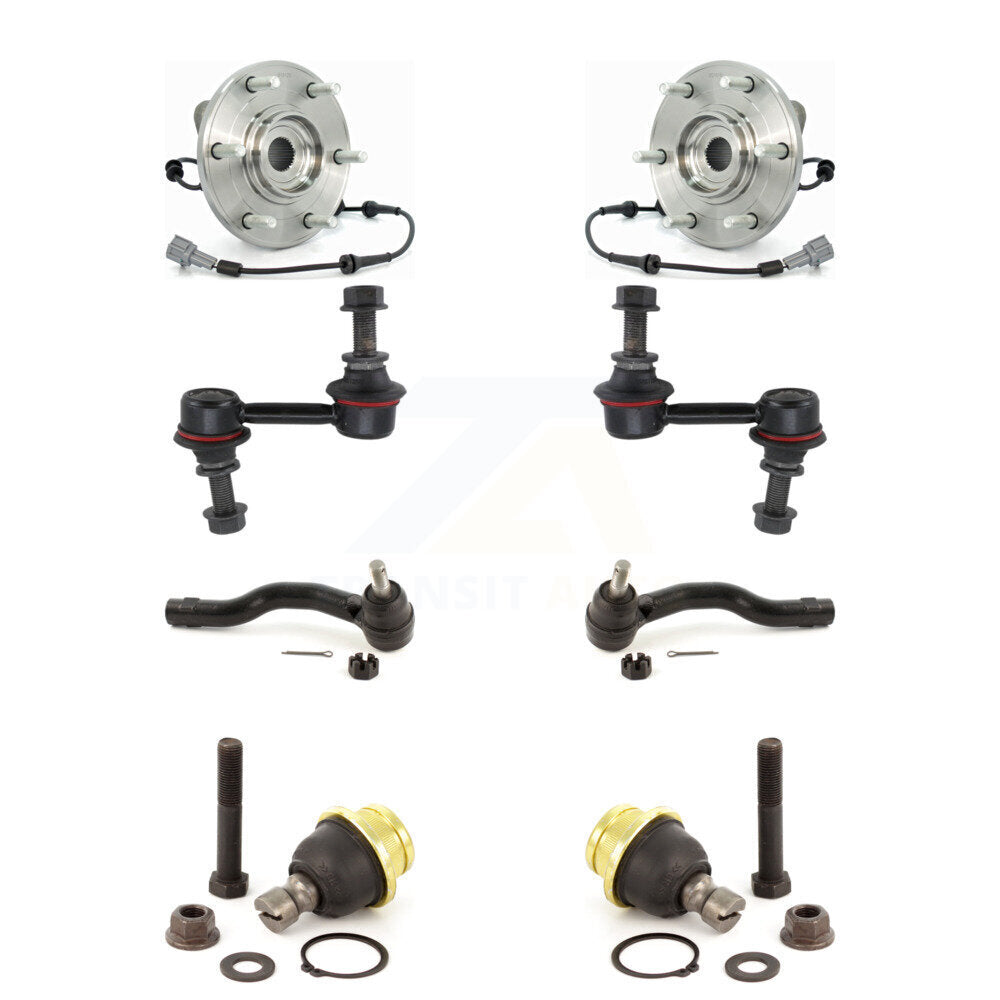 Transit Auto K7T-108711 Wheel Bearing and Hub Assembly for 2008-2012 Nissan Armada, Nissan TITAN, INFINITI QX56 - Front product image
