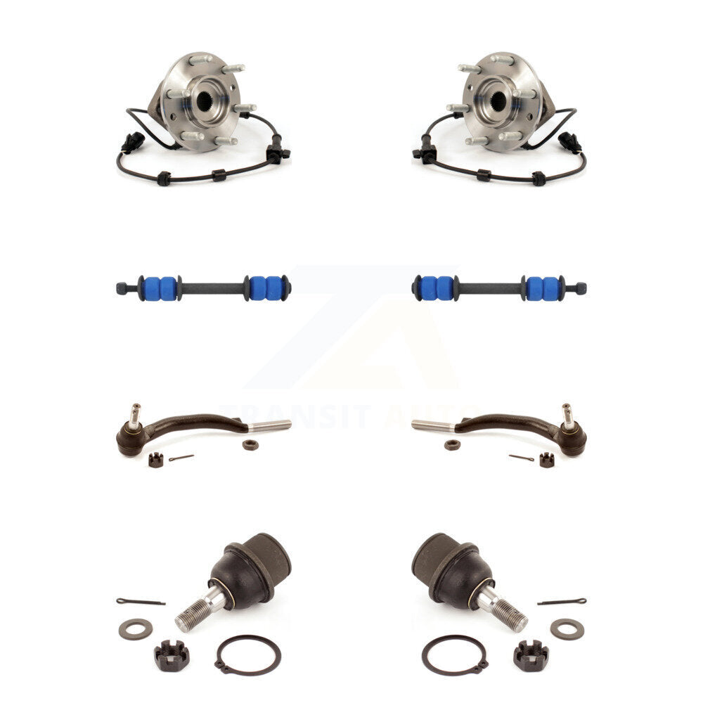 Transit Auto K7T-108775 Wheel Bearing and Hub Assembly for 2008-2009 Chevrolet Trailblazer, GMC Envoy, Saab 9-7x - Front product image