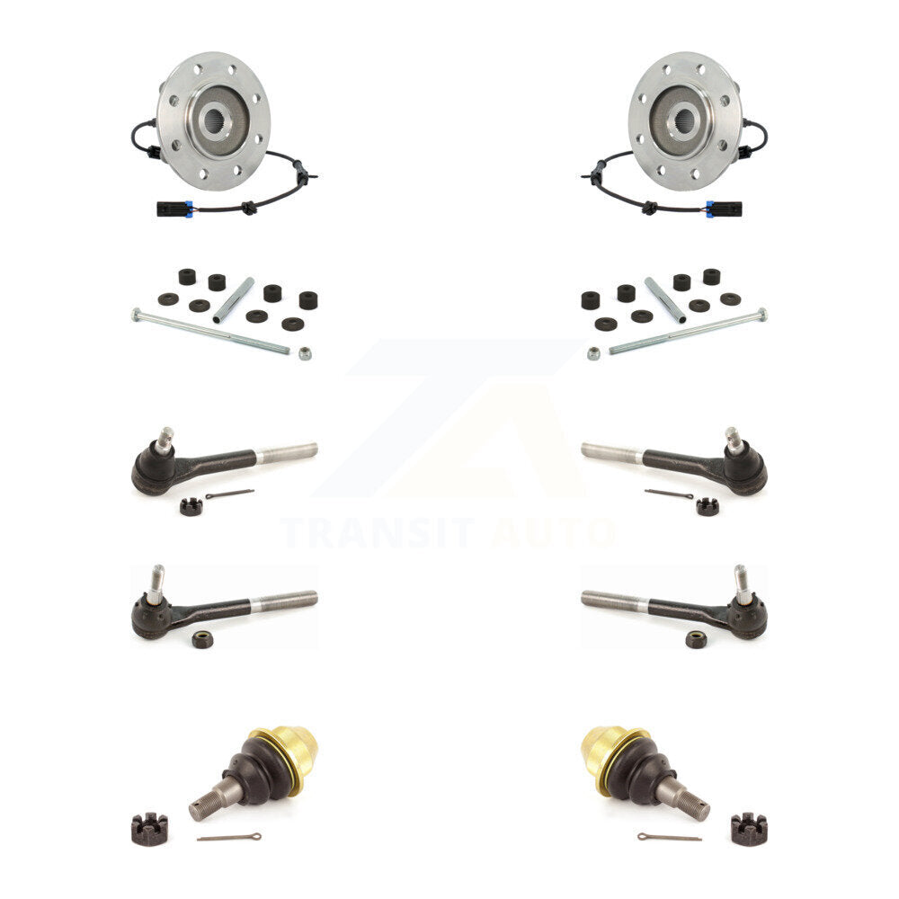 Transit Auto K7T-108863 Wheel Bearing and Hub Assembly for 1995-2000 Chevrolet K3500, GMC K3500 - Front product image
