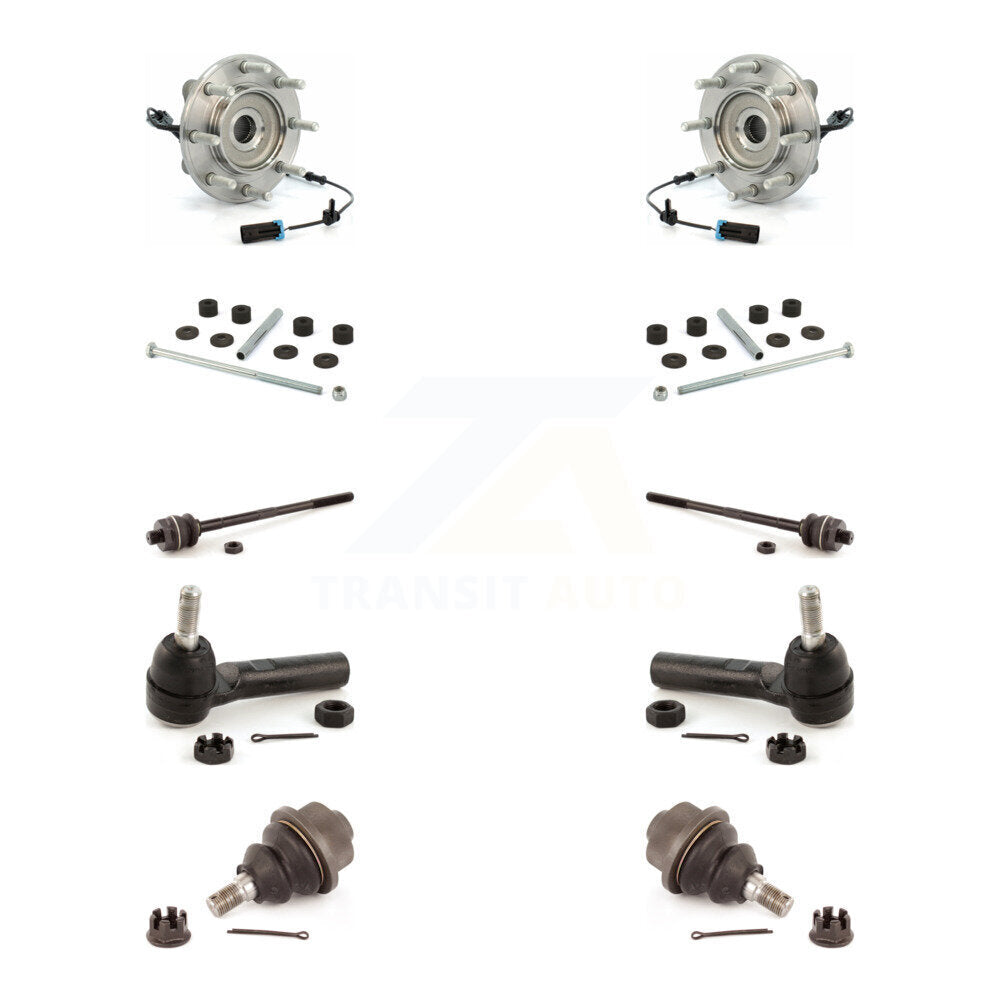 Transit Auto K7T-108876 Wheel Bearing and Hub Assembly for 2007-2010 Chevrolet Silverado 3500 HD, GMC Sierra 3500 HD - Front product image