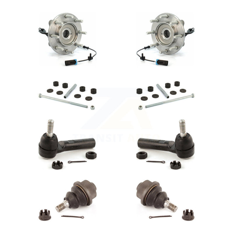 Transit Auto K7T-108995 Wheel Bearing and Hub Assembly for 2007-2010 Chevrolet Silverado 3500 HD, GMC Sierra 3500 HD - Front product image