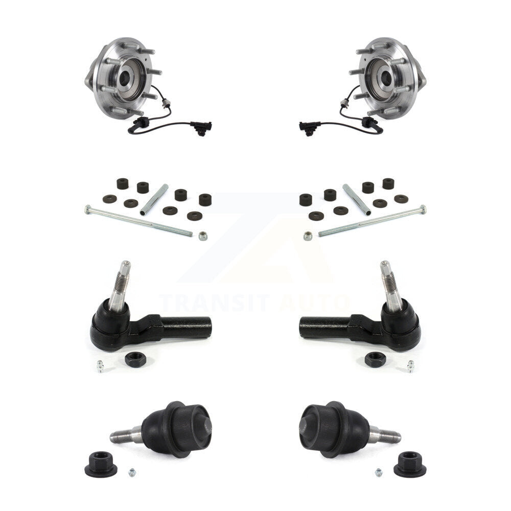 Transit Auto K7T-108997 Wheel Bearing and Hub Assembly for 2011-2019 Chevrolet Silverado 3500 HD, GMC Sierra 3500 HD - Front product image