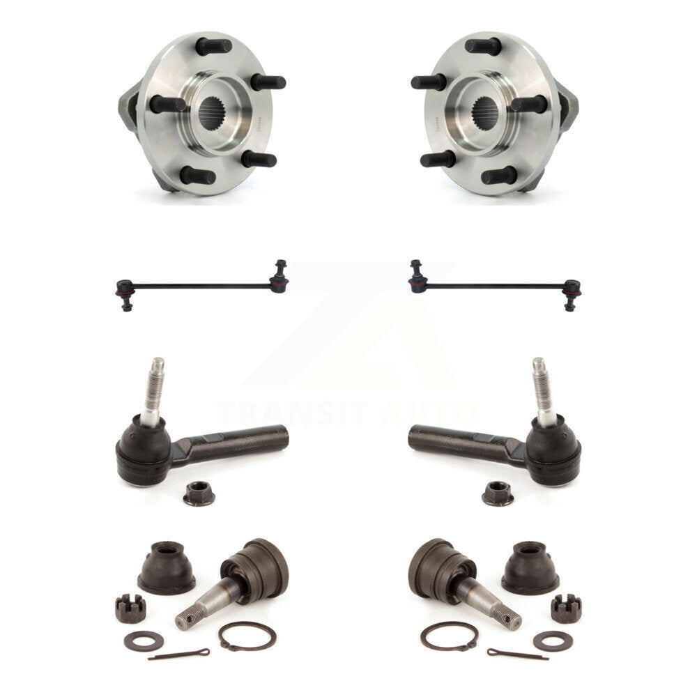 Transit Auto K7T-109006 Wheel Bearing and Hub Assembly for 2005-2007 Chrysler Town & Country, Dodge Caravan, Dodge Grand Caravan - Front product image