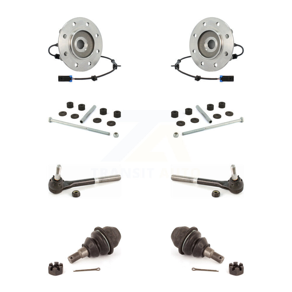 Transit Auto K7T-109009 Wheel Bearing and Hub Assembly for 1996-2000 Chevrolet K3500, GMC K3500 - Front product image