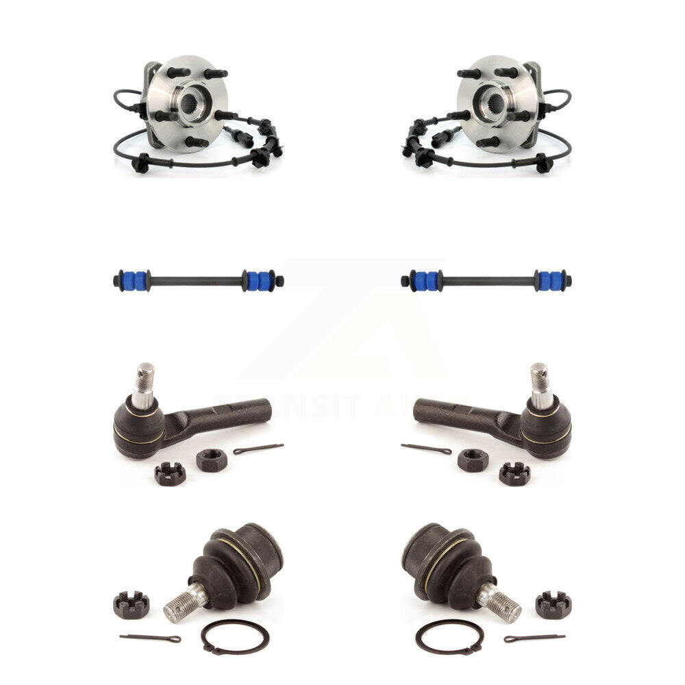 Transit Auto K7T-109040 Wheel Bearing and Hub Assembly for 2000-2002 Ford Ranger, Mazda B3000, Mazda B4000 - Front product image