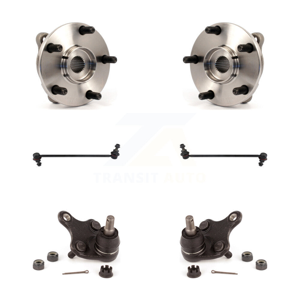 Transit Auto K7T-109142 Wheel Bearing and Hub Assembly for 2006-2018 Toyota Corolla iM, Scion iM, Toyota Prius V & more - Front product image