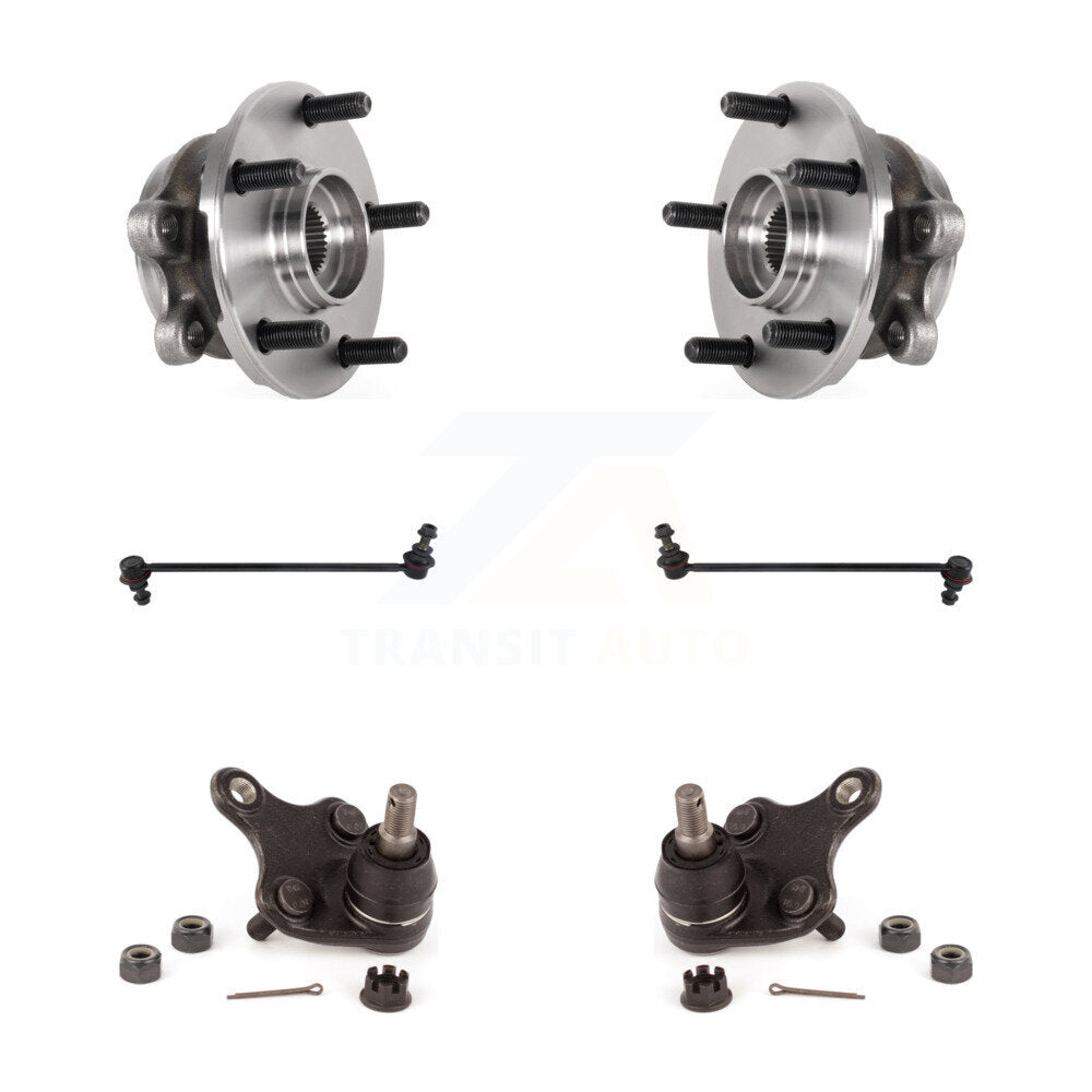 Transit Auto K7T-109144 Wheel Bearing and Hub Assembly for 2015-2021 Lexus NX300h, Lexus NX300, Lexus NX200t - Front product image
