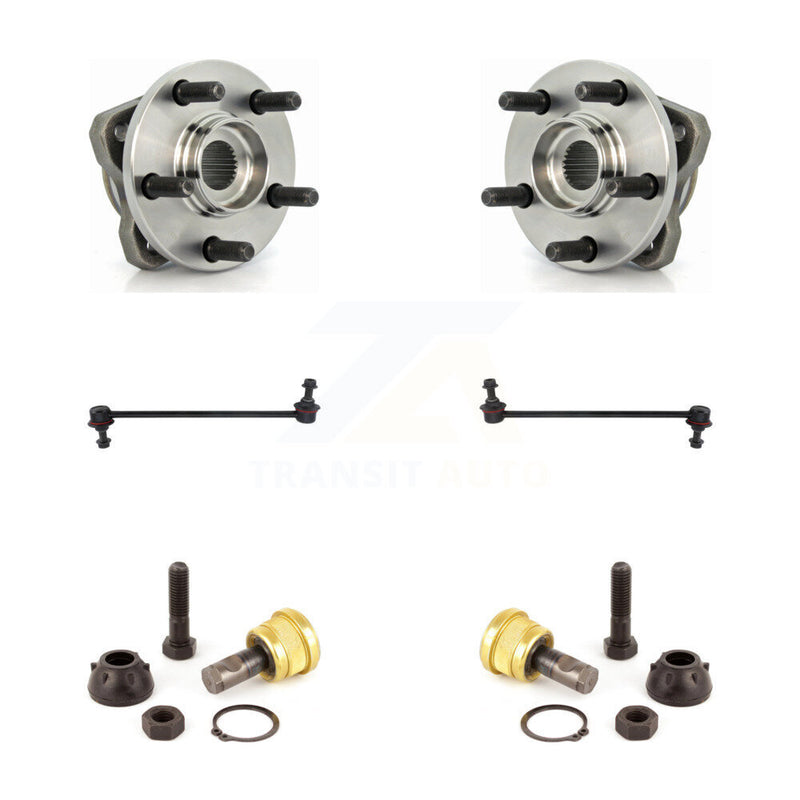 Transit Auto K7T-109147 Wheel Bearing and Hub Assembly for 1996-2000 Chrysler Grand Voyager, Chrysler Voyager, Chrysler Town & Country & more - Front product image