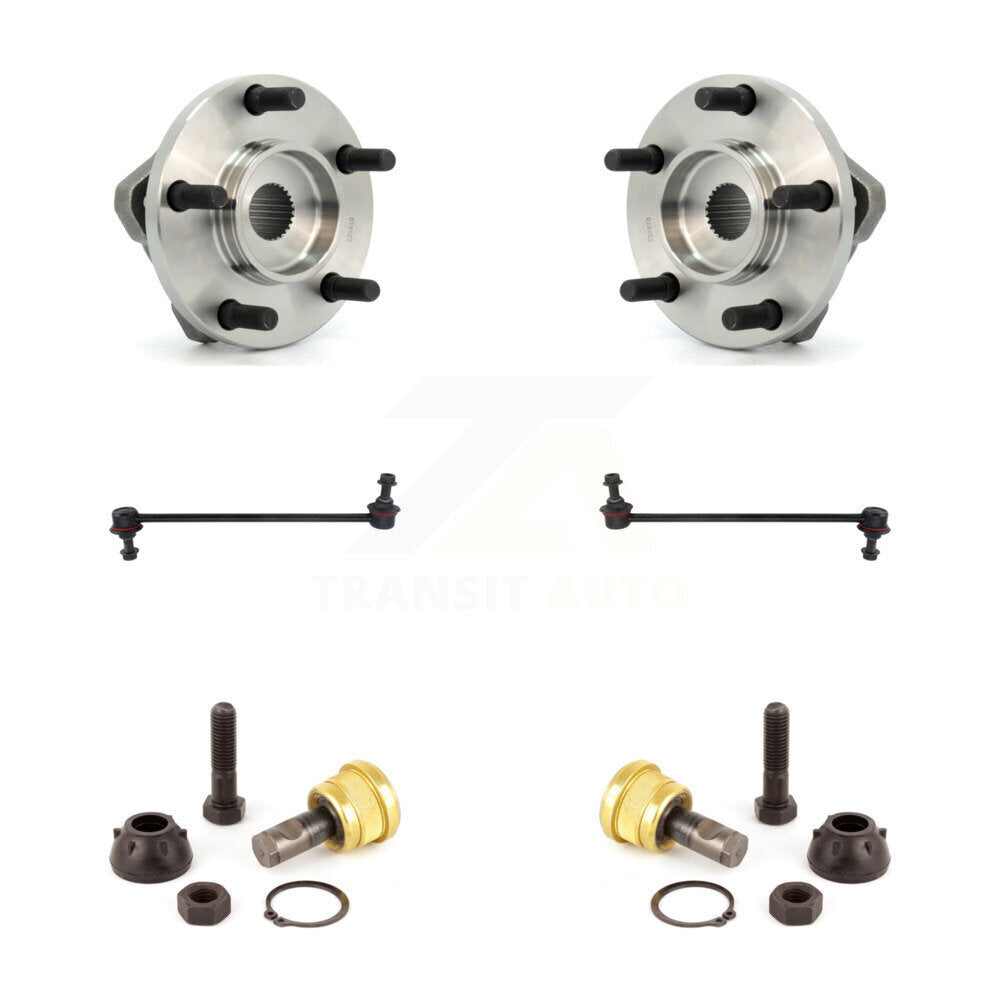 Transit Auto K7T-109148 Wheel Bearing and Hub Assembly for 1996-2000 Chrysler Grand Voyager, Chrysler Voyager, Chrysler Town & Country & more - Front product image