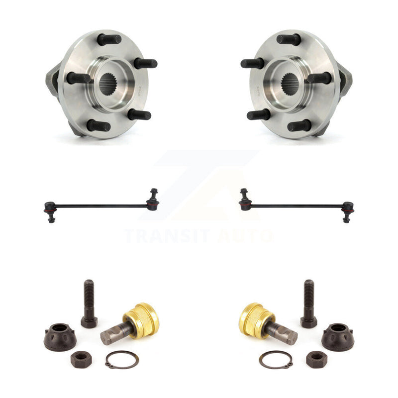 Transit Auto K7T-109148 Wheel Bearing and Hub Assembly for 1996-2000 Chrysler Grand Voyager, Chrysler Voyager, Chrysler Town & Country & more - Front product image