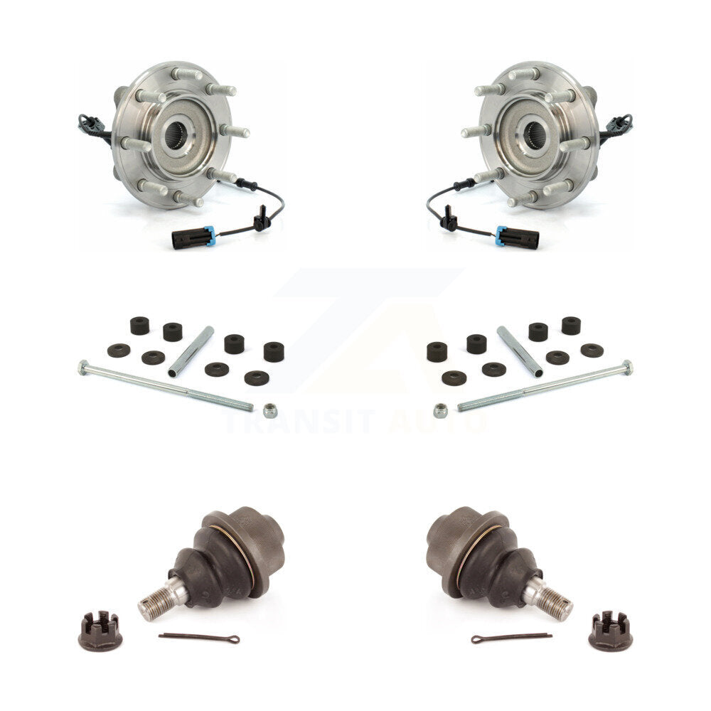 Transit Auto K7T-109160 Wheel Bearing and Hub Assembly for 2007-2010 Chevrolet Silverado 3500 HD, GMC Sierra 3500 HD - Front product image