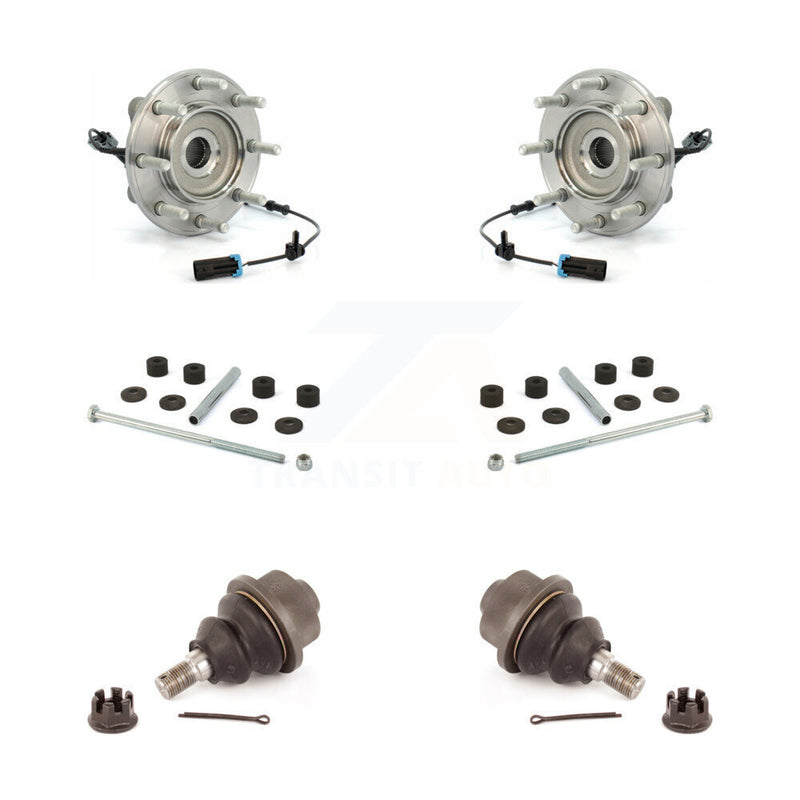 Transit Auto K7T-109160 Wheel Bearing and Hub Assembly for 2007-2010 Chevrolet Silverado 3500 HD, GMC Sierra 3500 HD - Front product image