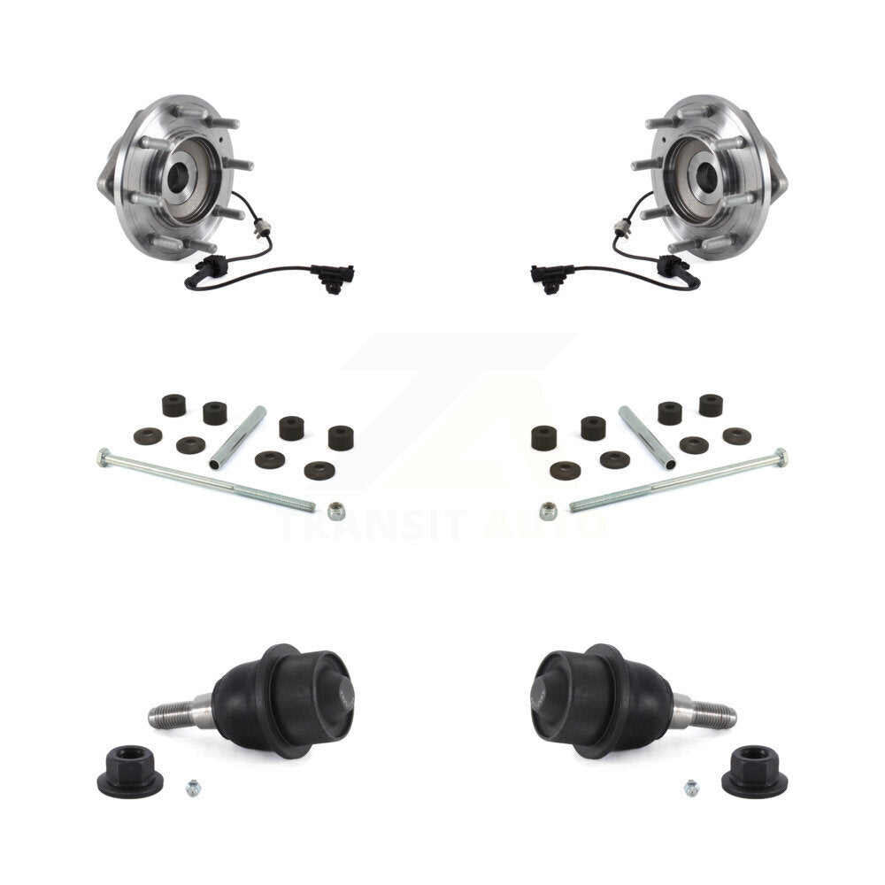 Transit Auto K7T-109162 Wheel Bearing and Hub Assembly for 2011-2019 Chevrolet Silverado 3500 HD, GMC Sierra 3500 HD - Front product image
