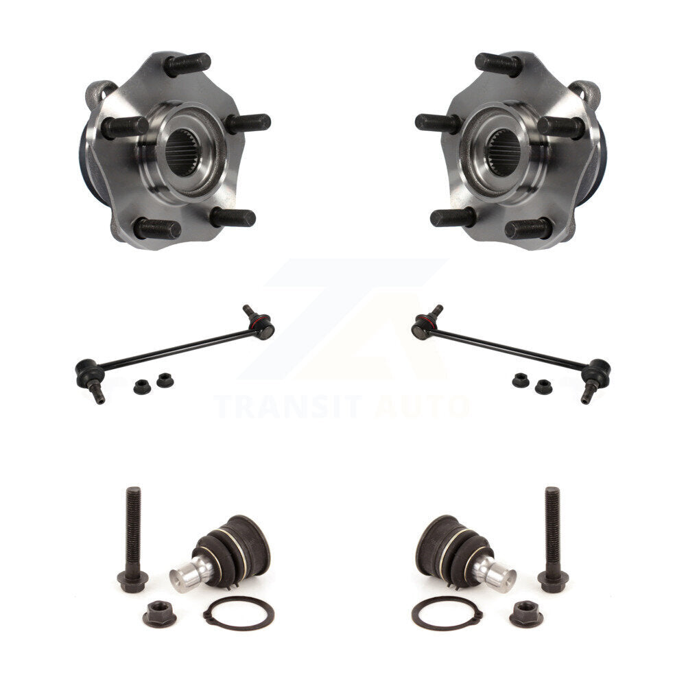 Transit Auto K7T-109171 Wheel Bearing and Hub Assembly for 2013-2021 Nissan Sentra, Chevrolet City Express, Nissan LEAF & more - Front product image