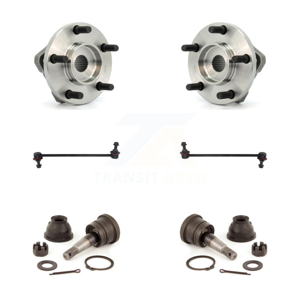 Transit Auto K7T-109192 Wheel Bearing and Hub Assembly for 2001-2007 Chrysler Town & Country, Chrysler Voyager, Dodge Caravan & more - Front product image
