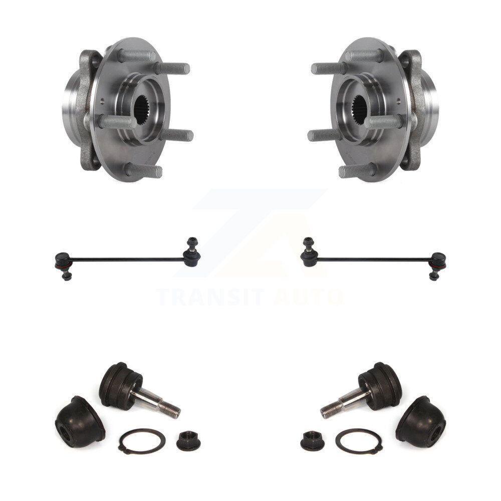 Transit Auto K7T-109193 Wheel Bearing and Hub Assembly for 2017 Hyundai Elantra GT - Front product image