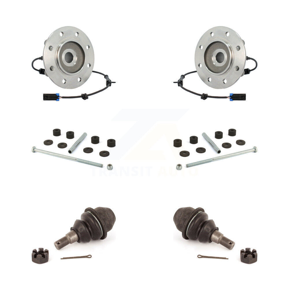 Transit Auto K7T-109196 Wheel Bearing and Hub Assembly for 1996-2000 Chevrolet K3500, GMC K3500 - Front product image