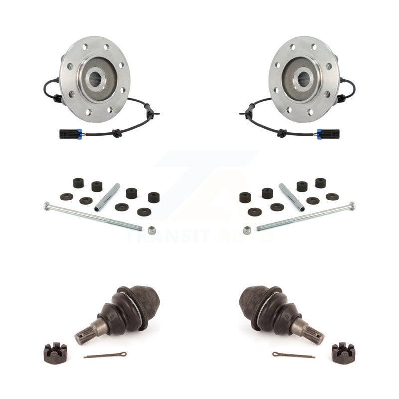 Transit Auto K7T-109196 Wheel Bearing and Hub Assembly for 1996-2000 Chevrolet K3500, GMC K3500 - Front product image