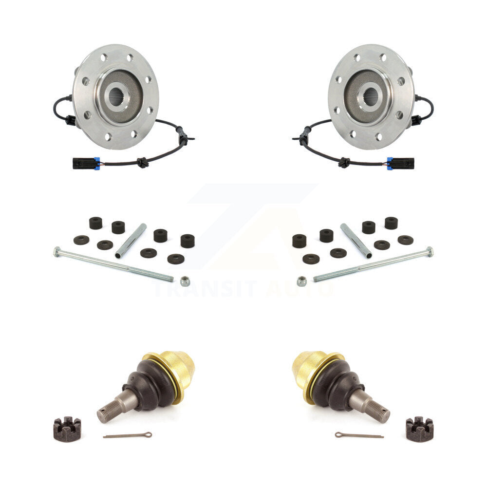 Transit Auto K7T-109197 Wheel Bearing and Hub Assembly for 1995-2000 Chevrolet K3500, GMC K3500 - Front product image