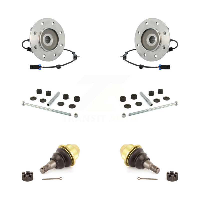 Transit Auto K7T-109197 Wheel Bearing and Hub Assembly for 1995-2000 Chevrolet K3500, GMC K3500 - Front product image