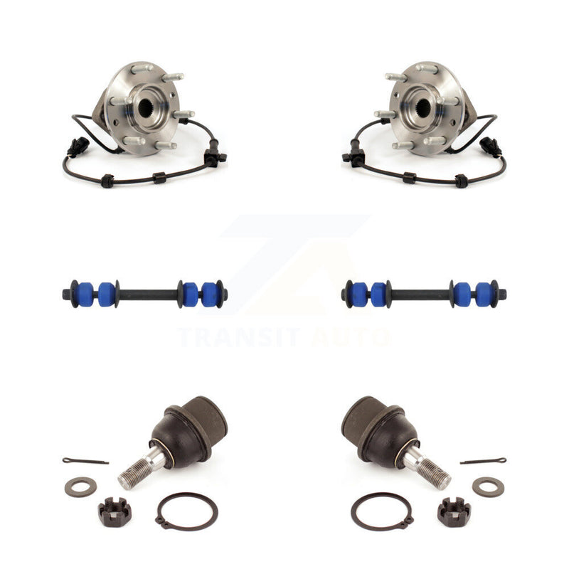Transit Auto K7T-109236 Wheel Bearing and Hub Assembly for 2008-2009 Chevrolet Trailblazer, GMC Envoy, Saab 9-7x - Front product image