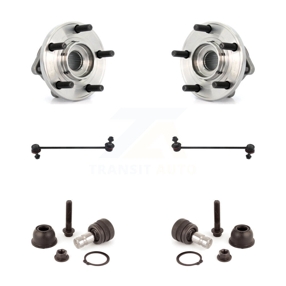 Transit Auto K7T-109253 Wheel Bearing and Hub Assembly for 2009 Dodge Caliber - Front product image